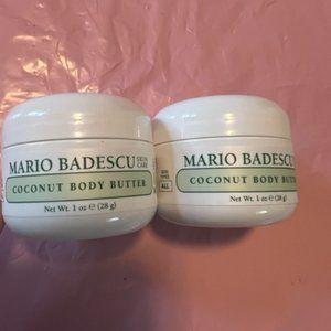 NEW- Set of 2 -Mario Badescu Skincare- Coconut Body Butter